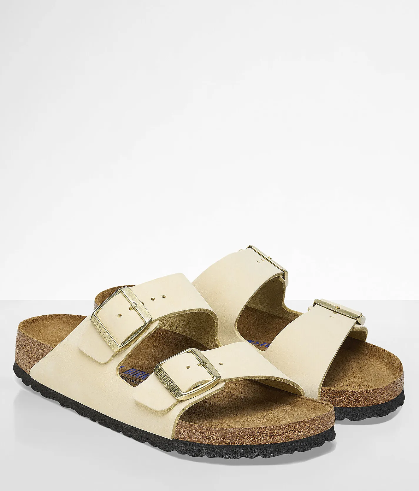 Shoes | Birkenstock® Arizona Soft Leather Sandal Ecru