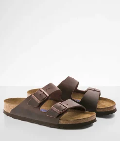 Birkenstock® Arizona Soft Leather Sandal Oiled Leather Habana Outlet