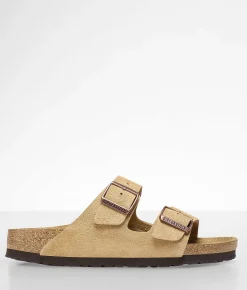 Shoes|Activewear | Birkenstock® Arizona Soft Suede Sandal Latte Cream