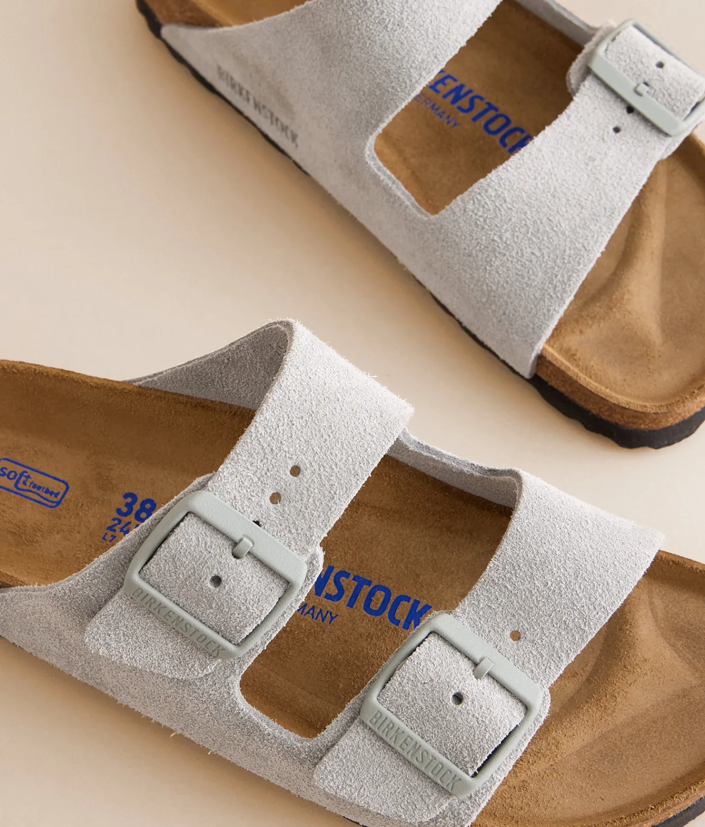Shoes|Activewear | Birkenstock® Arizona Soft Suede Sandal Pure Sage