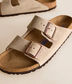 Shoes|Activewear | Birkenstock® Arizona Suede Sandal Taupe