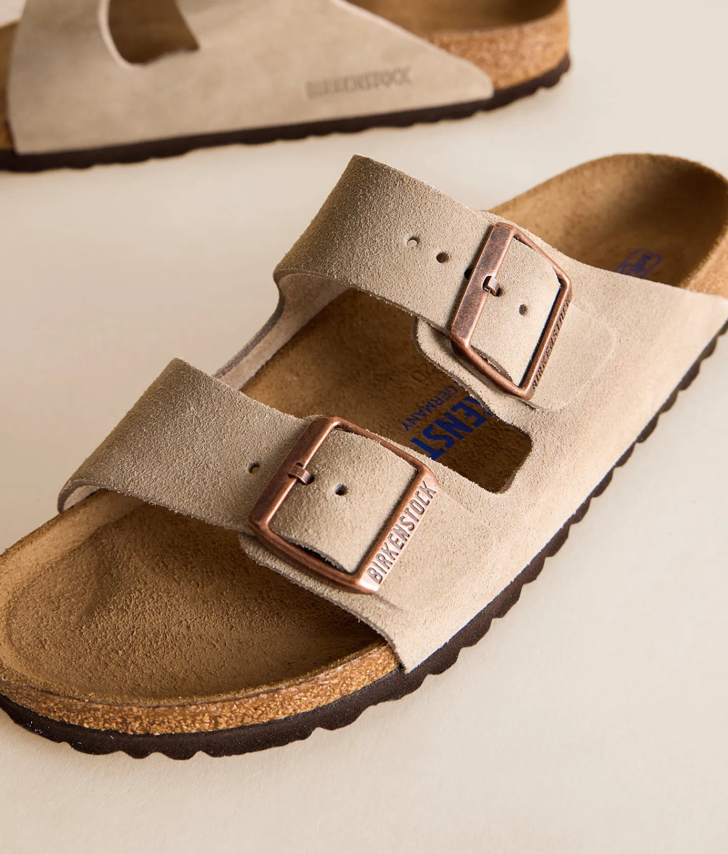 Shoes|Activewear | Birkenstock® Arizona Suede Sandal Taupe