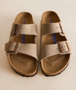 Shoes|Activewear | Birkenstock® Arizona Suede Sandal Taupe