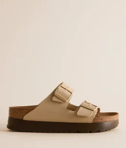 Shoes | Papillio by Birkenstock® Arizona Vegan Platform Sandal Sandcastle