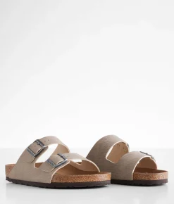 Activewear|Shoes | Birkenstock® Arizona Vegan Sandal Desert Dust Gray Taupe