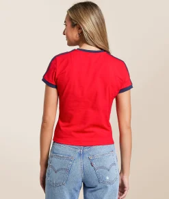 HYPE AND VICE Arizona Wildcats Baby Cropped T-Shirt Red Discount
