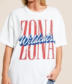 Tops | Gameday SOCIAL® Arizona Wildcats T-Shirt White