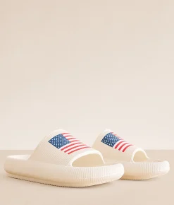 Mia Arizonna Flag Slide Cream Flag Sale
