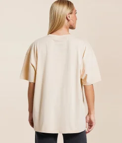 Tops | Gameday SOCIAL® Arkansas Go Hogs Oversized T-Shirt Oatmeal