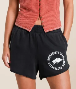Shorts|Bottoms | Gameday SOCIAL® Arkansas Razorbacks Short Black