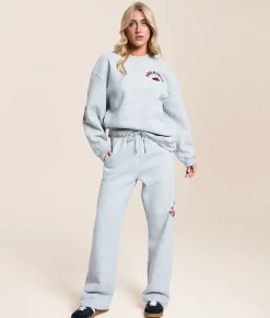 Bottoms|Activewear | HYPE AND VICE Arkansas Razorbacks Sweatpant Heather Grey