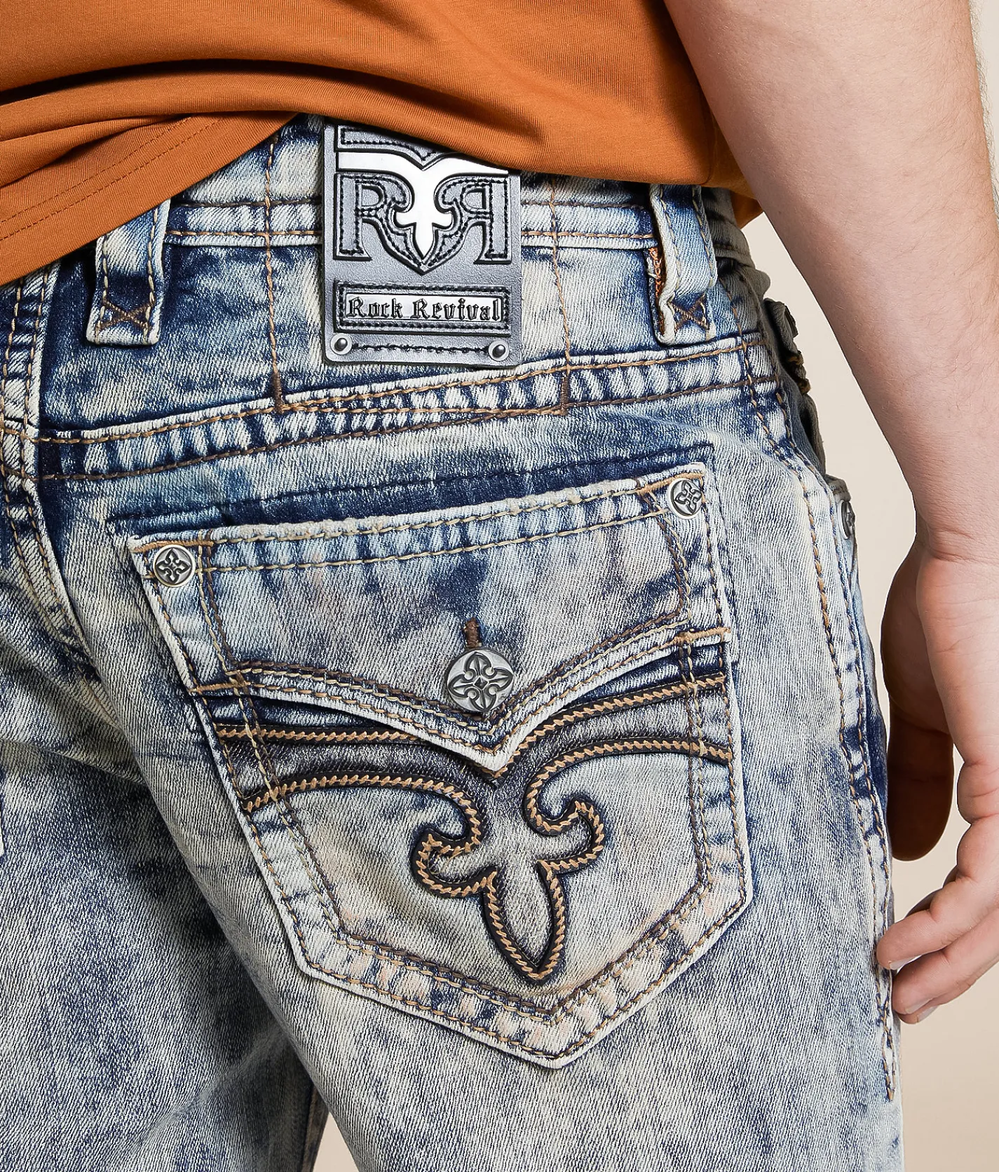 Rock Revival Arther Straight Stretch Jean Arther JJ255 Outlet