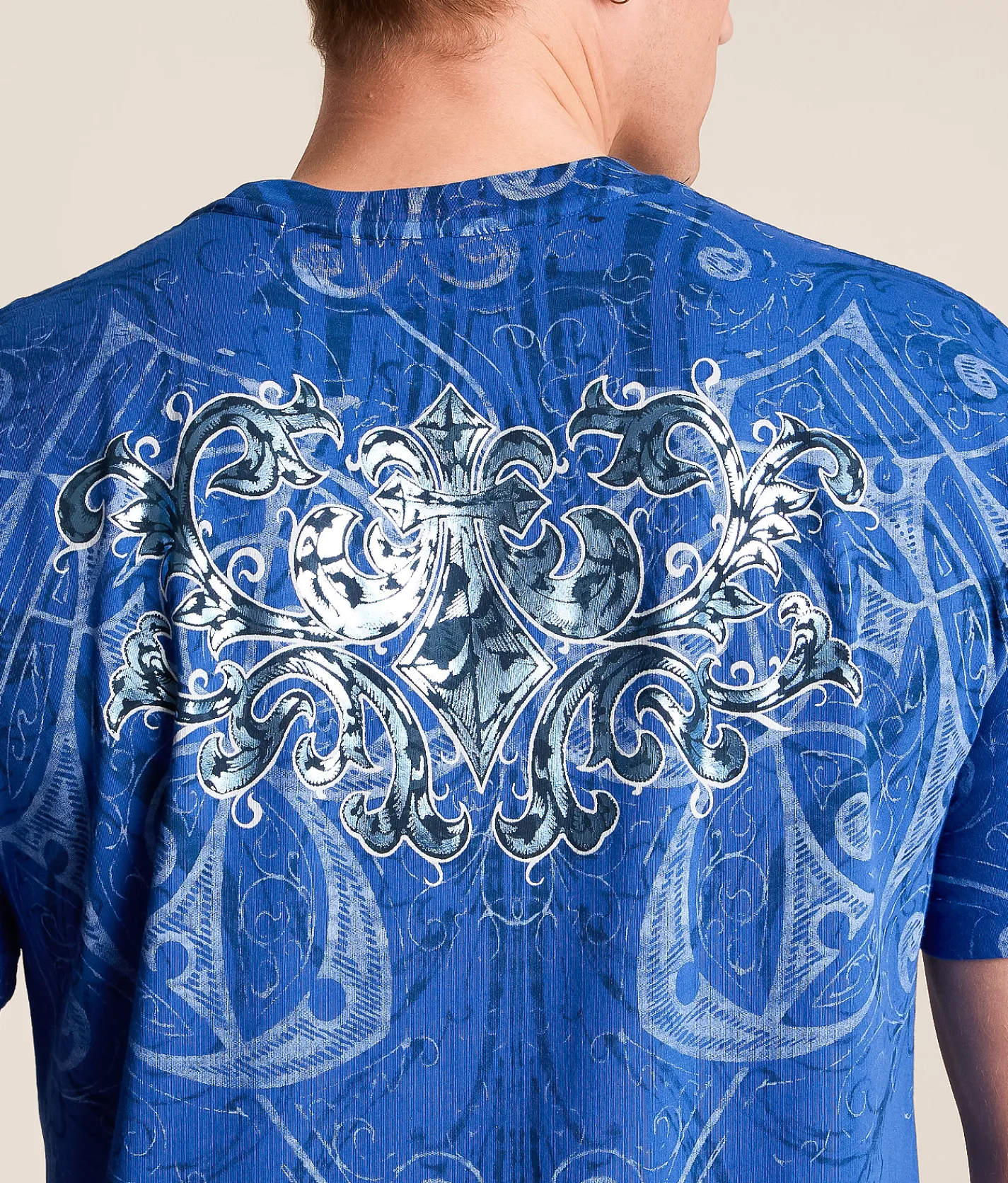 Affliction Artifact T-Shirt Dark Blue Reactive Best