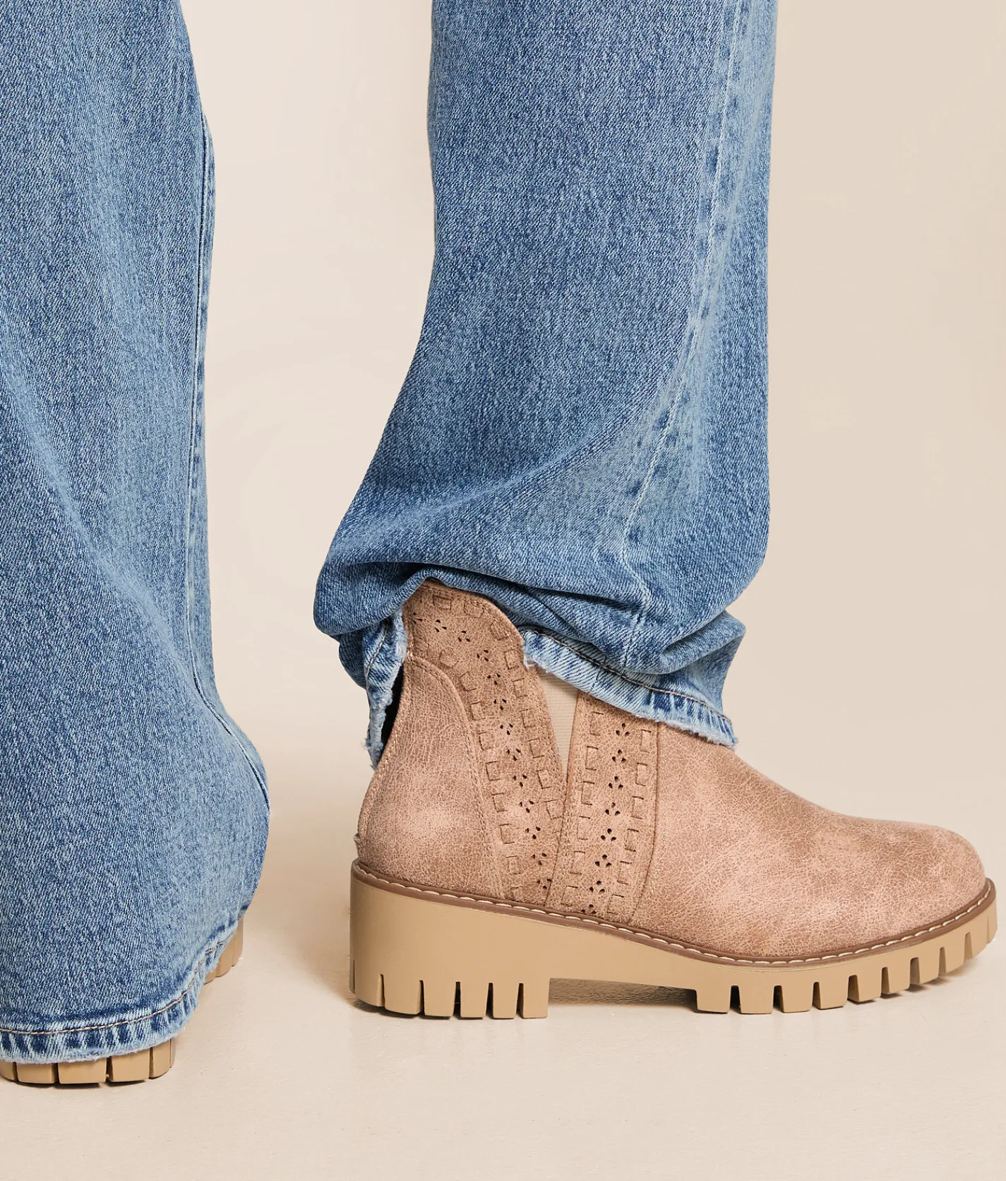 Shoes | Very G Aryana Ankle Boot Beige