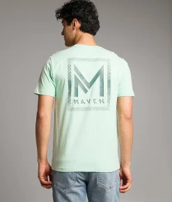 Tops|Graphic T-Shirts | Maven Co-op Askewed T-Shirt Teal