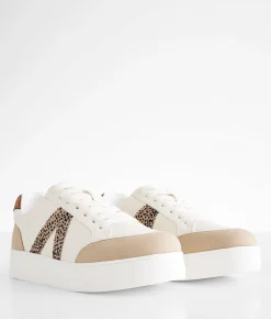 Mia Astra Sneaker White Sand Bronze Beige Hot