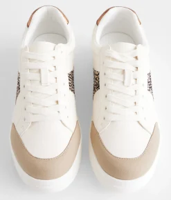 Mia Astra Sneaker White Sand Bronze Beige Hot