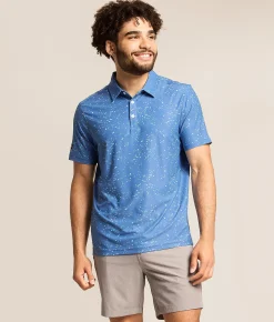 Sunday Swagger Astro Performance Polo Blue Discount