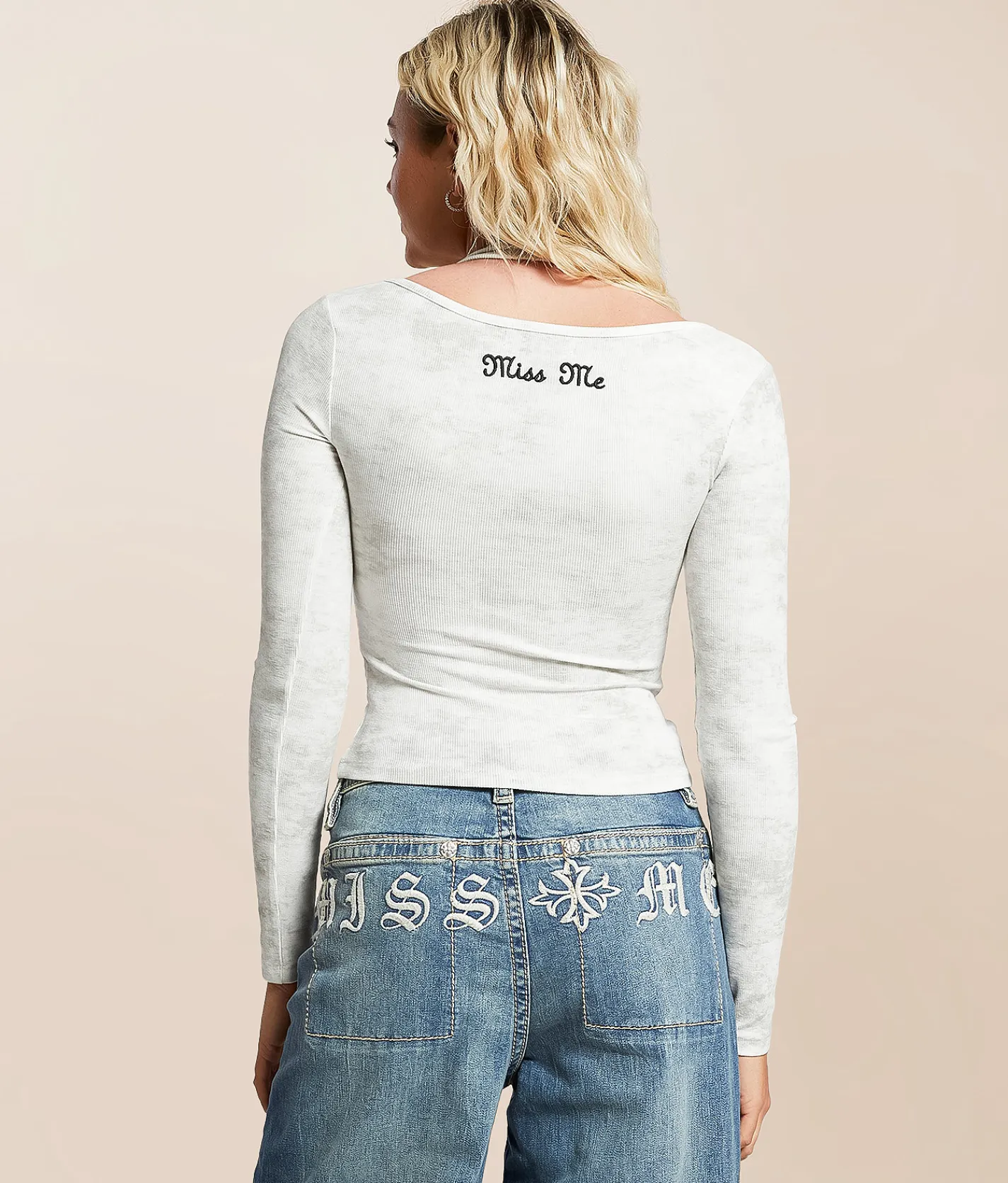 Tops | Miss Me Asymmetrical Halter Cropped Top White