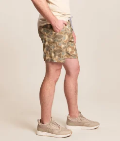Activewear|Shorts | BURLEBO Athletic Camo Stretch Short Pintail Camo