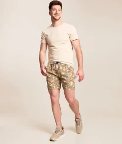 Activewear|Shorts | BURLEBO Athletic Camo Stretch Short Pintail Camo