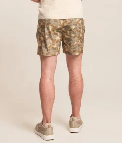 Activewear|Shorts | BURLEBO Athletic Camo Stretch Short Pintail Camo