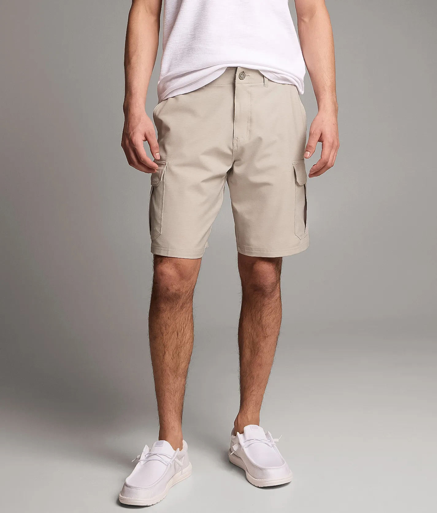 BKE Athletic Cargo Stretch Short Stone Online