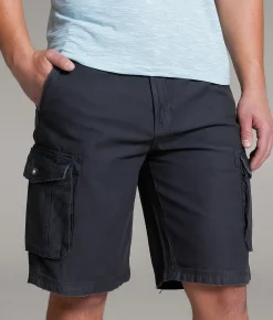 BKE Athletic Cargo Stretch Short Raven Best