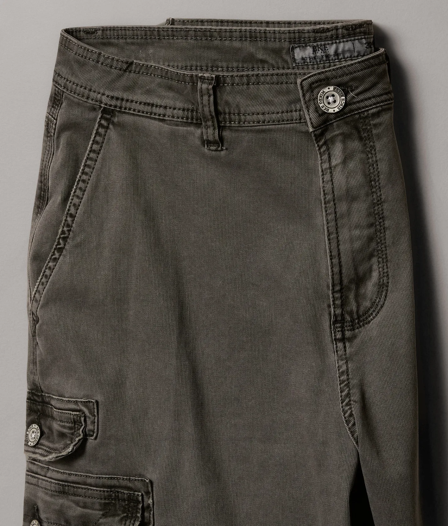 BKE Athletic Cargo Stretch Short Morally Grey Clearance