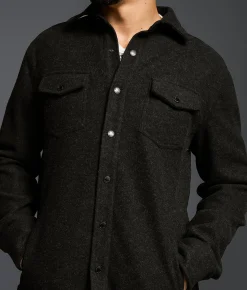 Tops | Outpost Makers Athletic Flannel Shirt Black