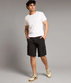 Shorts | BKE Athletic Hybrid Cargo Stretch Short Moonless Night