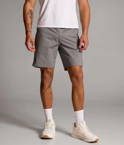 Bottoms|Shorts | BKE Athletic Hybrid Short Grey