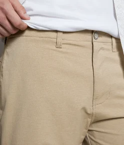 Bottoms|Shorts | BKE Athletic Hybrid Stretch Short Chinchilla