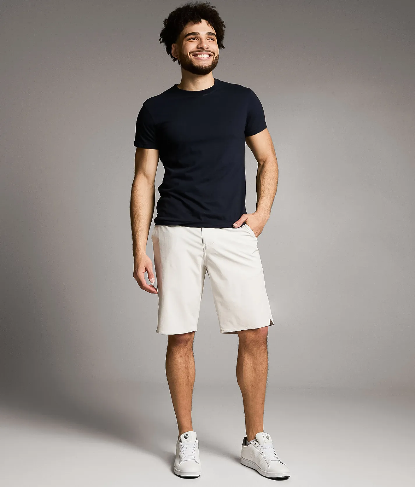 BKE Athletic Hybrid Stretch Short Lunar Rock Best