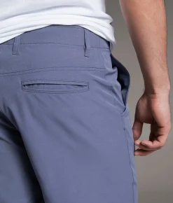 Bottoms|Shorts | BKE Athletic Hybrid Stretch Short Blue