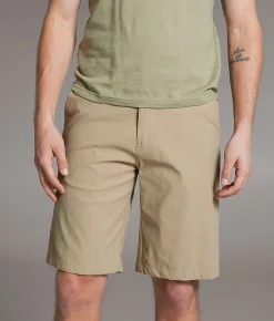 Bottoms|Shorts | BKE Athletic Hybrid Stretch Short Khaki