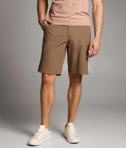 BKE Athletic Hybrid Stretch Short Walnut Sale