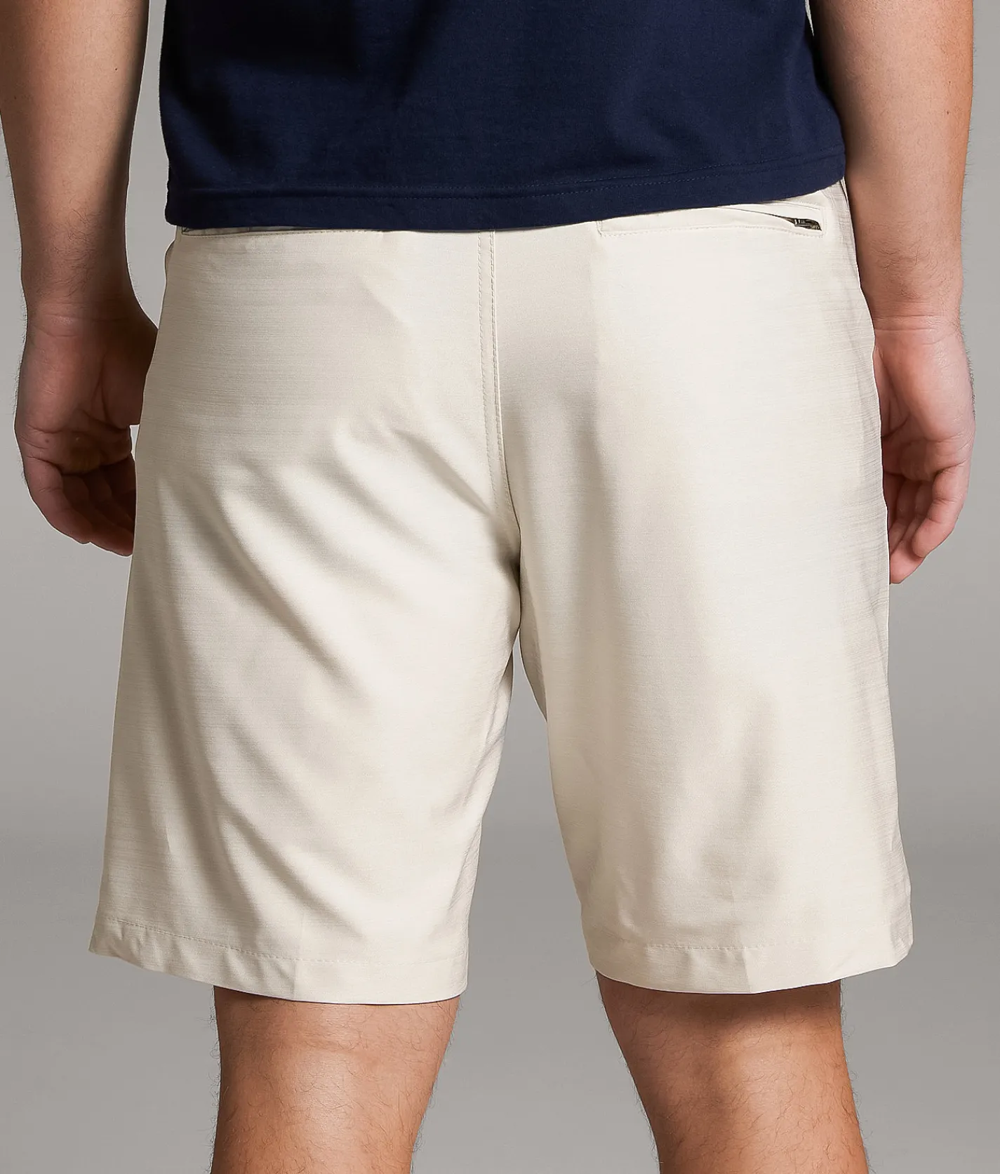 Bottoms|Shorts | BKE Athletic Hybrid Stretch Walkshort Pumice Stone White