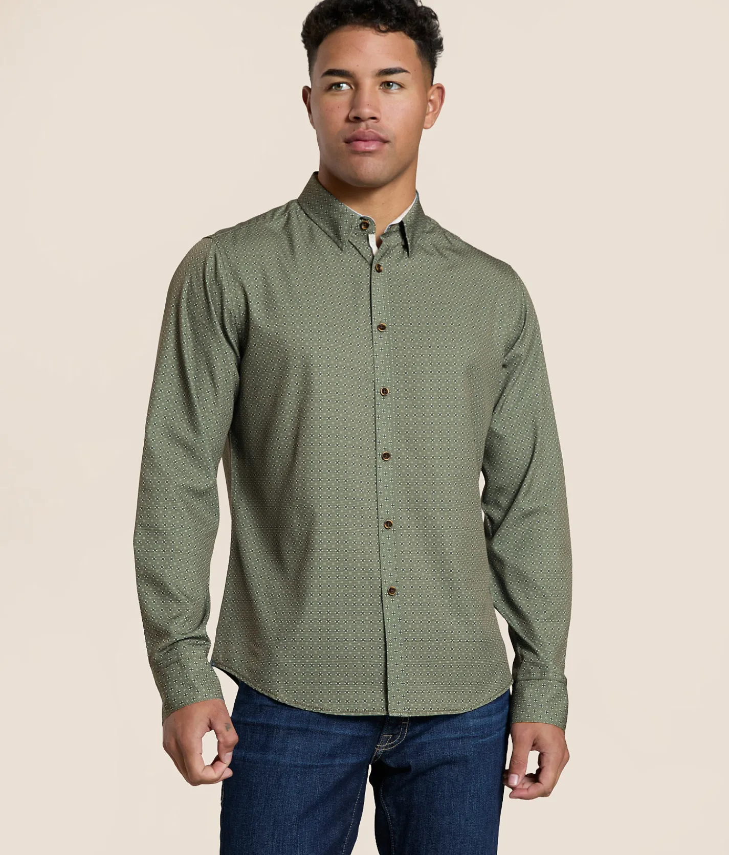 Tops | J.B. Holt Athletic Performance Stretch Shirt Green