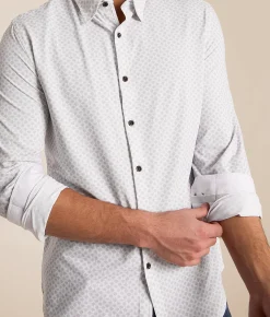 Tops | J.B. Holt Athletic Performance Stretch Shirt White Grey