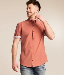 Tops | J.B. Holt Athletic Performance Stretch Shirt Brick Dust