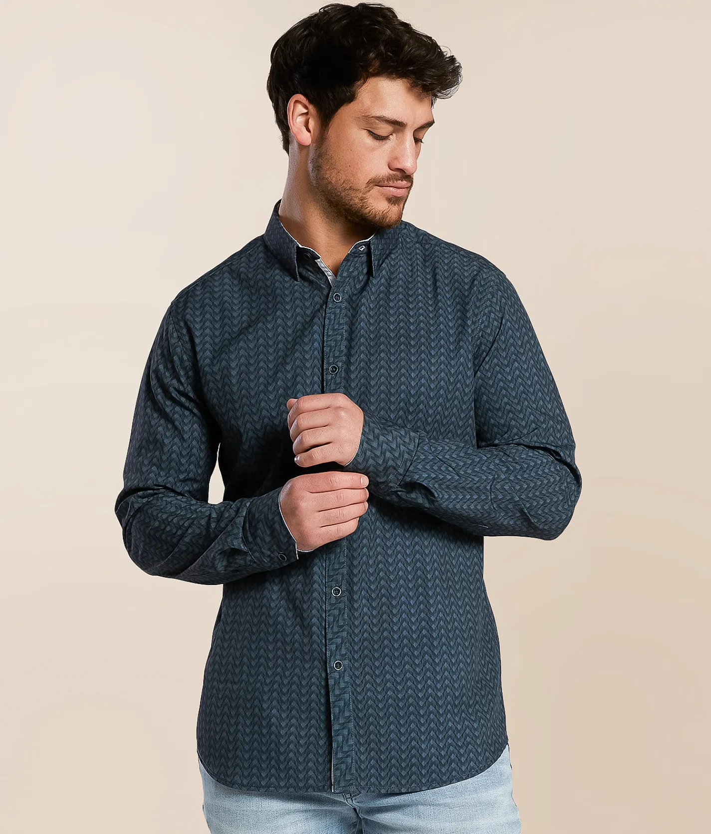 J.B. Holt Athletic Performance Stretch Shirt Navy Best