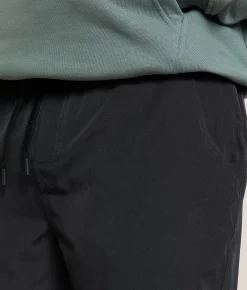 BURLEBO Athletic Performance Stretch Short Heather Black Outlet