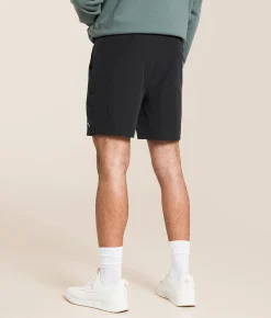 BURLEBO Athletic Performance Stretch Short Heather Black Outlet