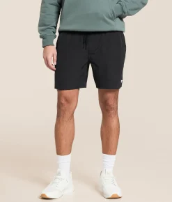 BURLEBO Athletic Performance Stretch Short Heather Black Outlet
