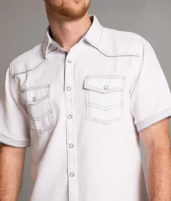 BKE Athletic Stretch Shirt White Hot
