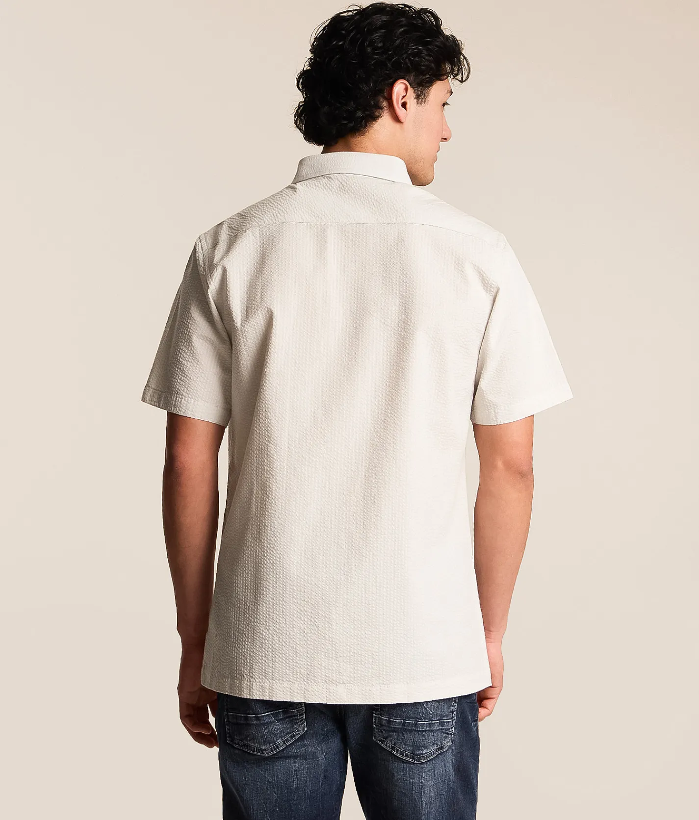 Departwest Athletic Textured Shirt Glacier Grey Outlet