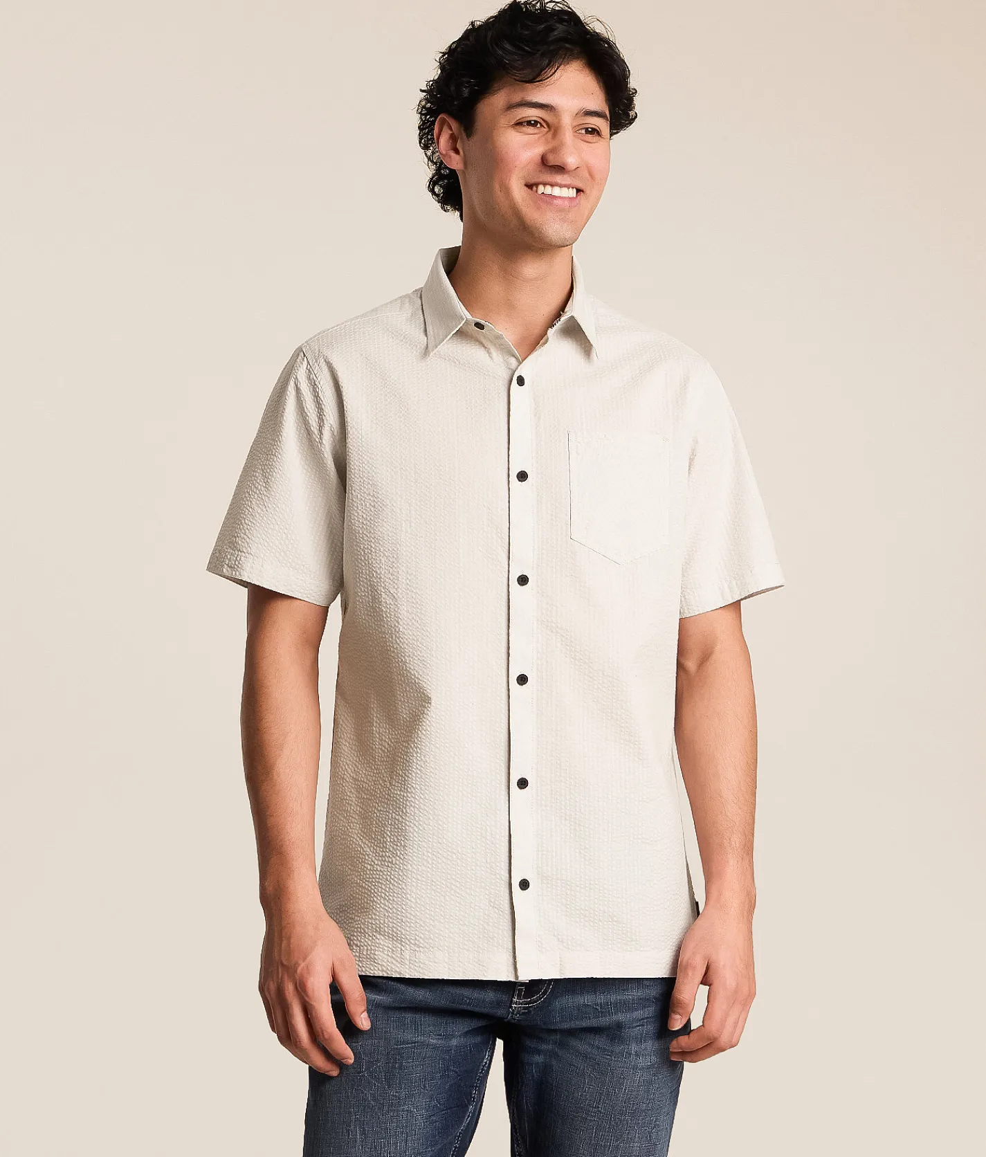Departwest Athletic Textured Shirt Glacier Grey Outlet