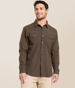 Gentry County Athletic Western Performance Stretch Shirt Mulch Online