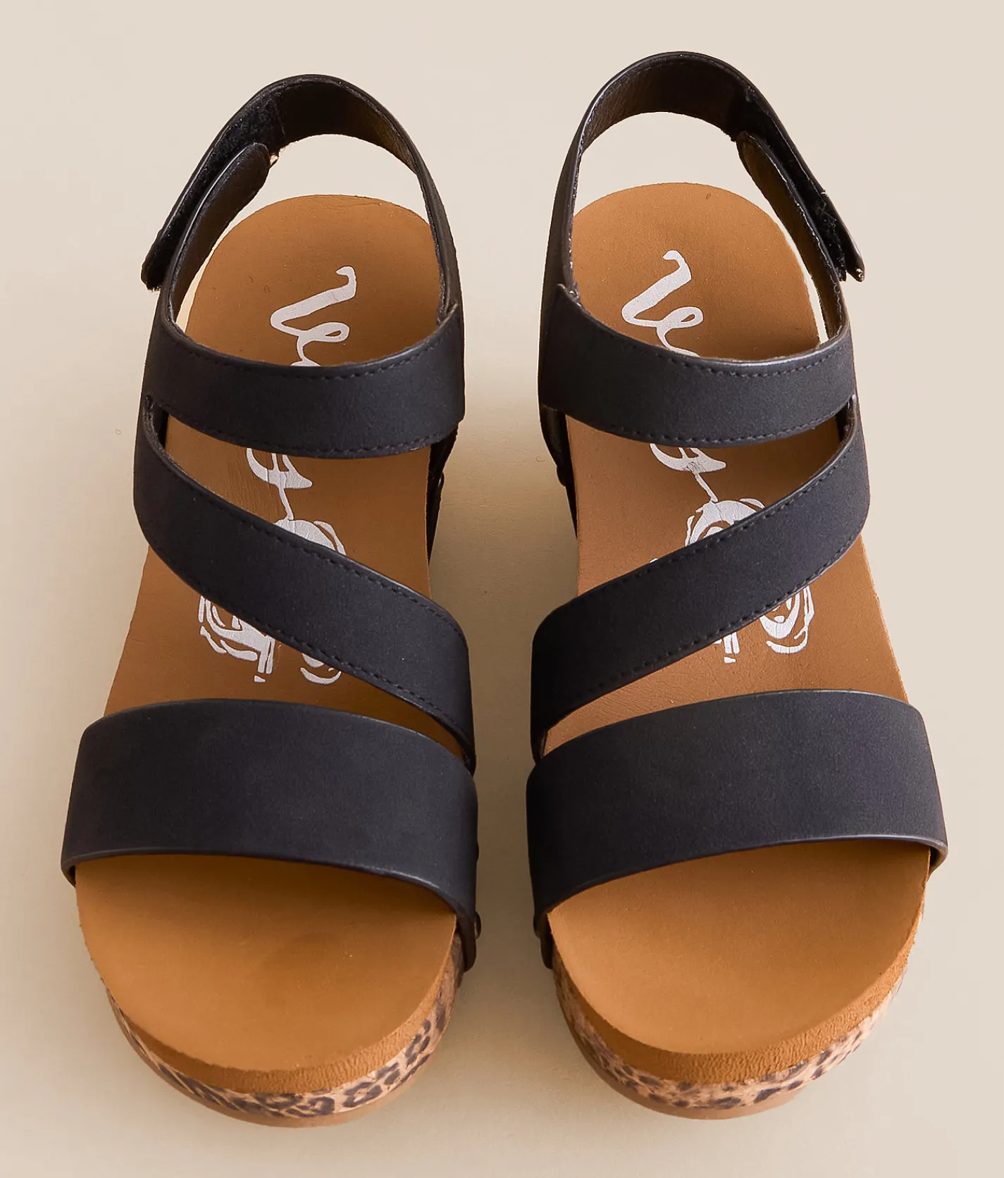 Shoes | Very G Atlas Cheetah Wedge Sandal Black